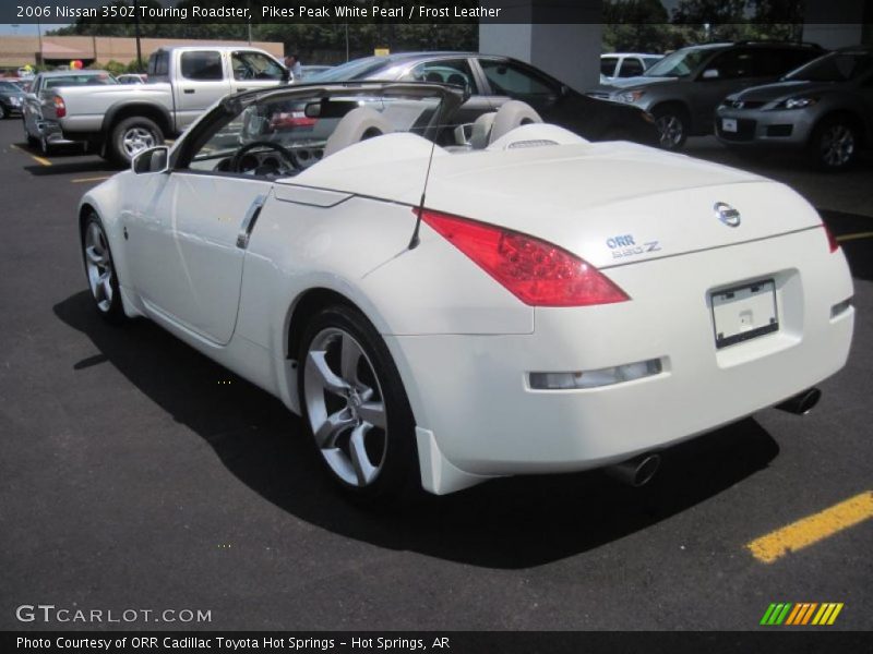 Pikes Peak White Pearl / Frost Leather 2006 Nissan 350Z Touring Roadster
