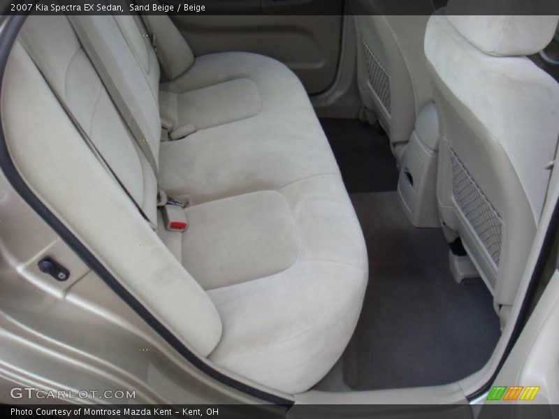 Sand Beige / Beige 2007 Kia Spectra EX Sedan