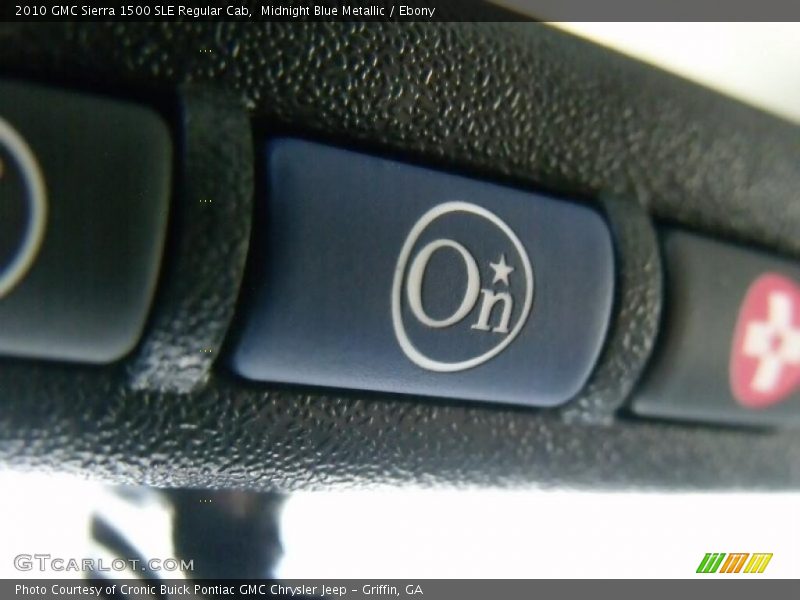 Midnight Blue Metallic / Ebony 2010 GMC Sierra 1500 SLE Regular Cab