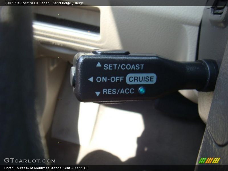 Sand Beige / Beige 2007 Kia Spectra EX Sedan