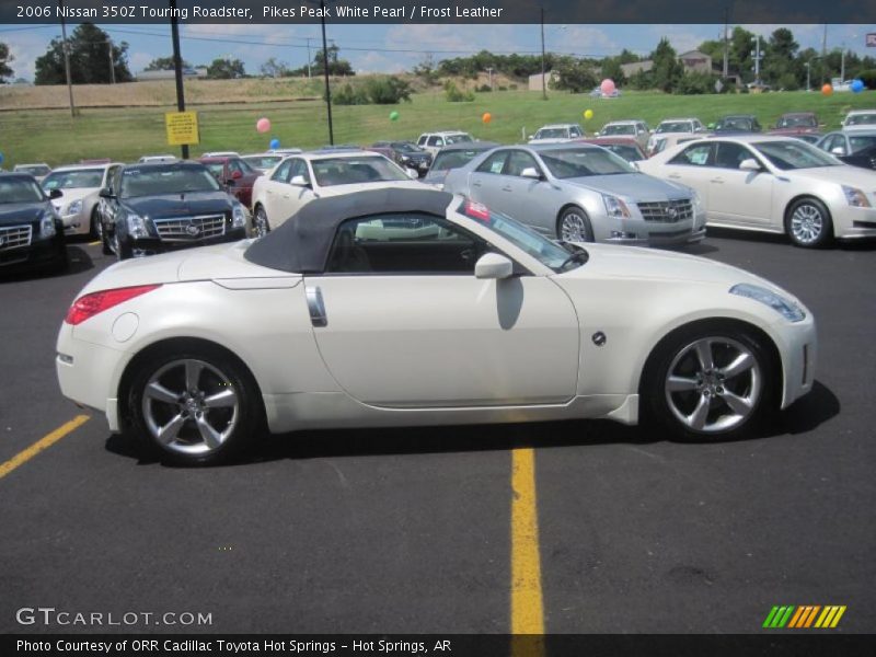 Pikes Peak White Pearl / Frost Leather 2006 Nissan 350Z Touring Roadster