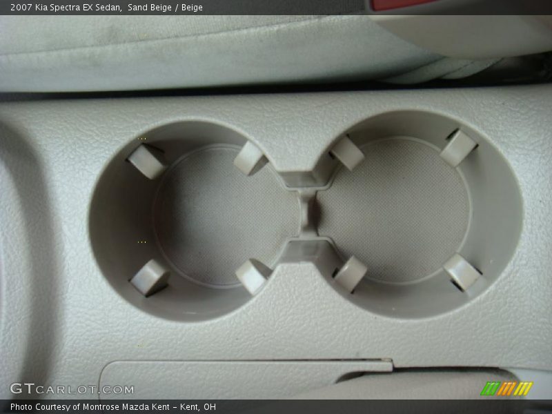 Sand Beige / Beige 2007 Kia Spectra EX Sedan