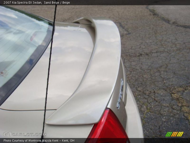 Sand Beige / Beige 2007 Kia Spectra EX Sedan