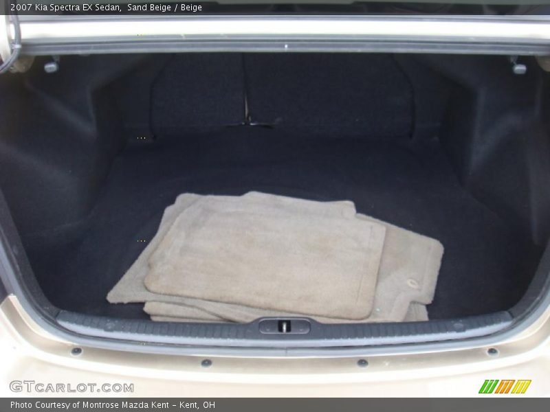 Sand Beige / Beige 2007 Kia Spectra EX Sedan