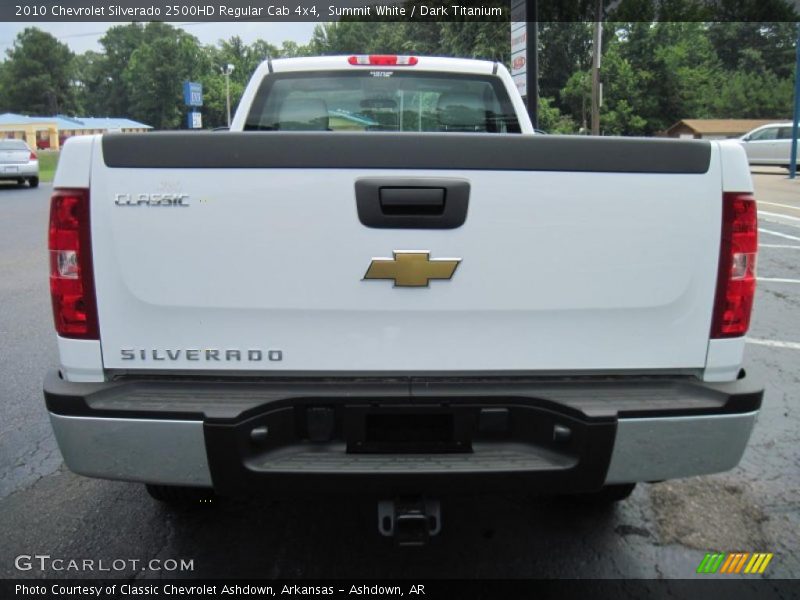 Summit White / Dark Titanium 2010 Chevrolet Silverado 2500HD Regular Cab 4x4