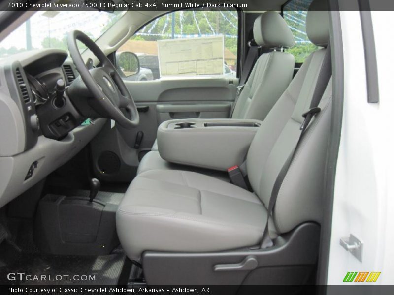 Summit White / Dark Titanium 2010 Chevrolet Silverado 2500HD Regular Cab 4x4