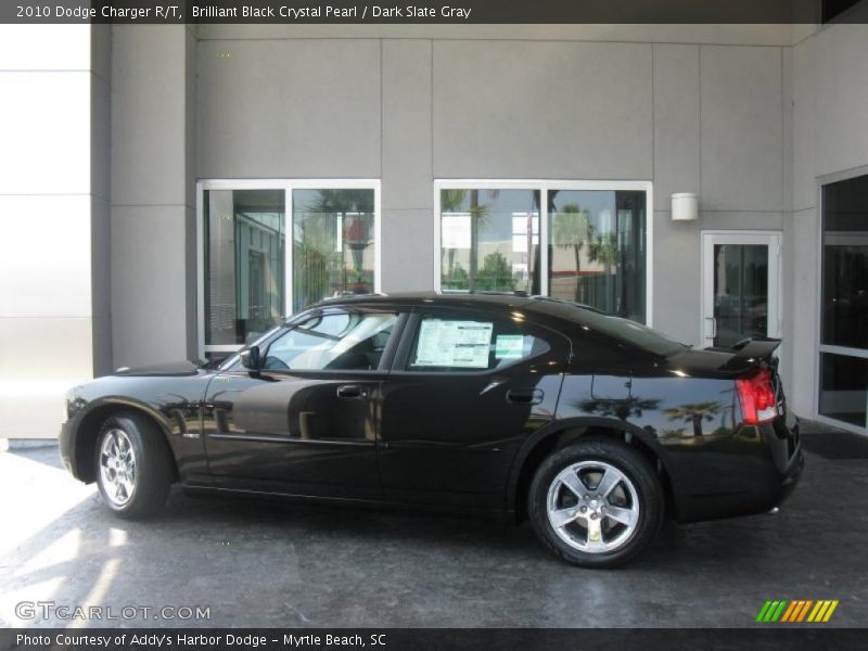 Brilliant Black Crystal Pearl / Dark Slate Gray 2010 Dodge Charger R/T