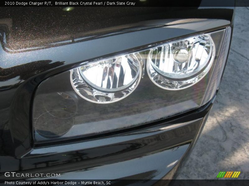 Brilliant Black Crystal Pearl / Dark Slate Gray 2010 Dodge Charger R/T