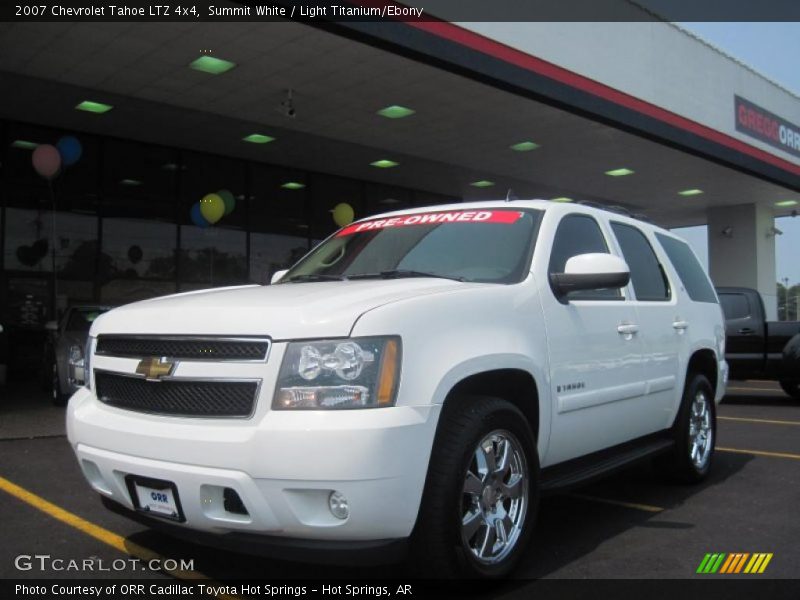 Summit White / Light Titanium/Ebony 2007 Chevrolet Tahoe LTZ 4x4
