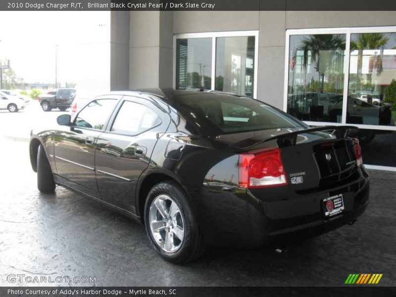 Brilliant Black Crystal Pearl / Dark Slate Gray 2010 Dodge Charger R/T