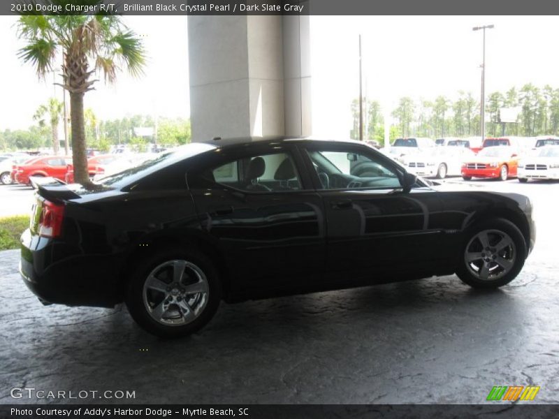 Brilliant Black Crystal Pearl / Dark Slate Gray 2010 Dodge Charger R/T