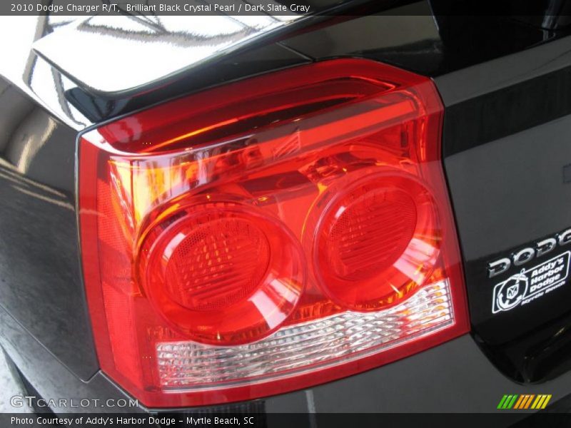 Brilliant Black Crystal Pearl / Dark Slate Gray 2010 Dodge Charger R/T