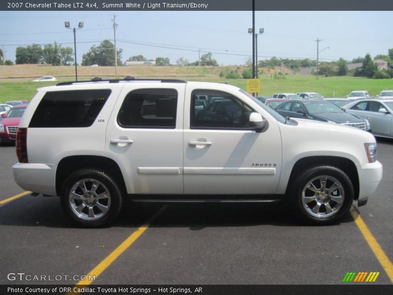 Summit White / Light Titanium/Ebony 2007 Chevrolet Tahoe LTZ 4x4