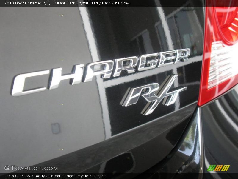 Brilliant Black Crystal Pearl / Dark Slate Gray 2010 Dodge Charger R/T