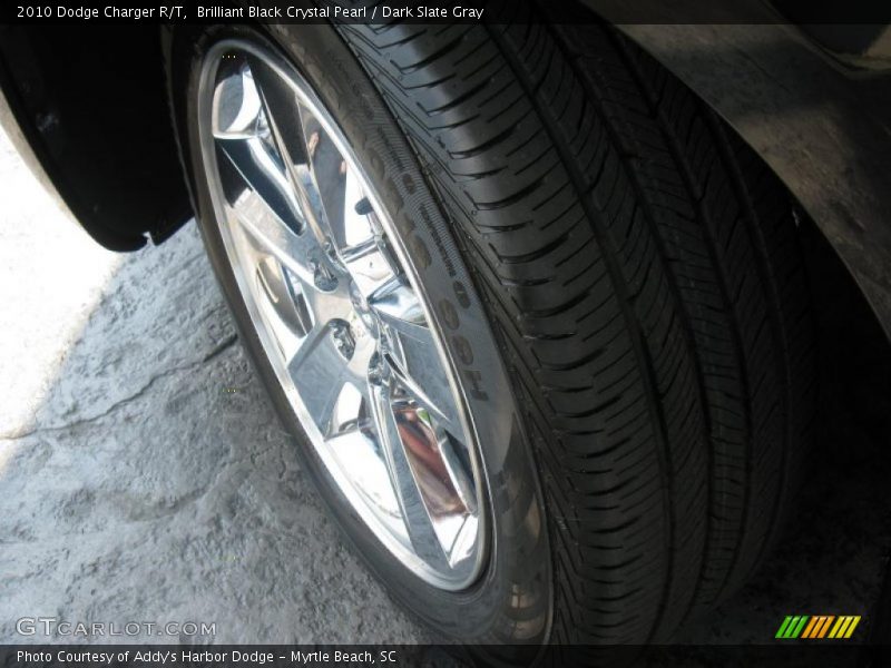 Brilliant Black Crystal Pearl / Dark Slate Gray 2010 Dodge Charger R/T