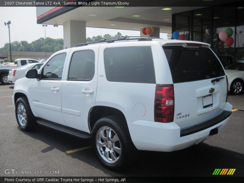 Summit White / Light Titanium/Ebony 2007 Chevrolet Tahoe LTZ 4x4