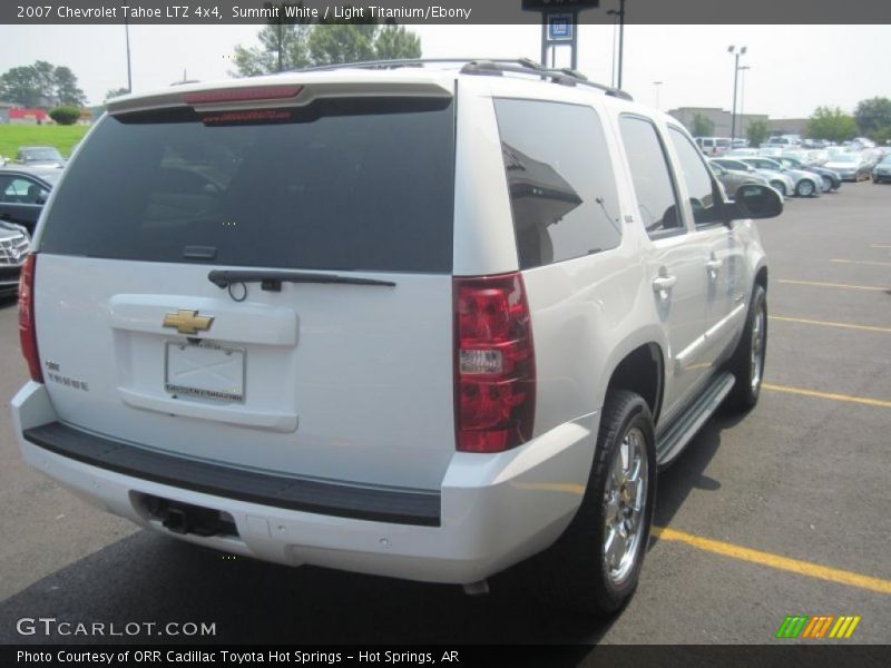 Summit White / Light Titanium/Ebony 2007 Chevrolet Tahoe LTZ 4x4