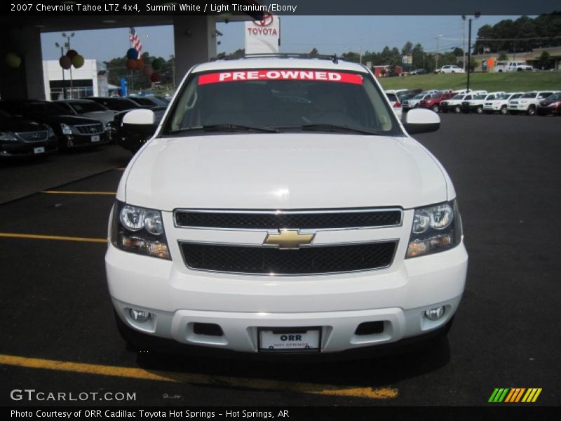 Summit White / Light Titanium/Ebony 2007 Chevrolet Tahoe LTZ 4x4