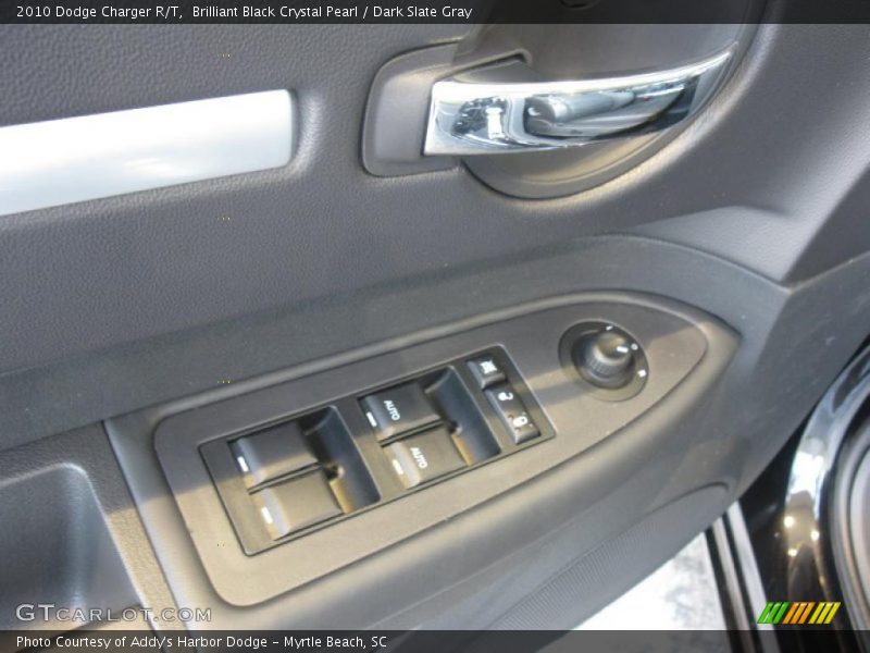 Brilliant Black Crystal Pearl / Dark Slate Gray 2010 Dodge Charger R/T
