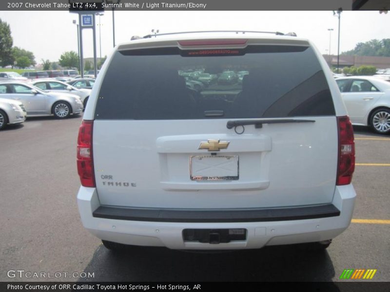 Summit White / Light Titanium/Ebony 2007 Chevrolet Tahoe LTZ 4x4