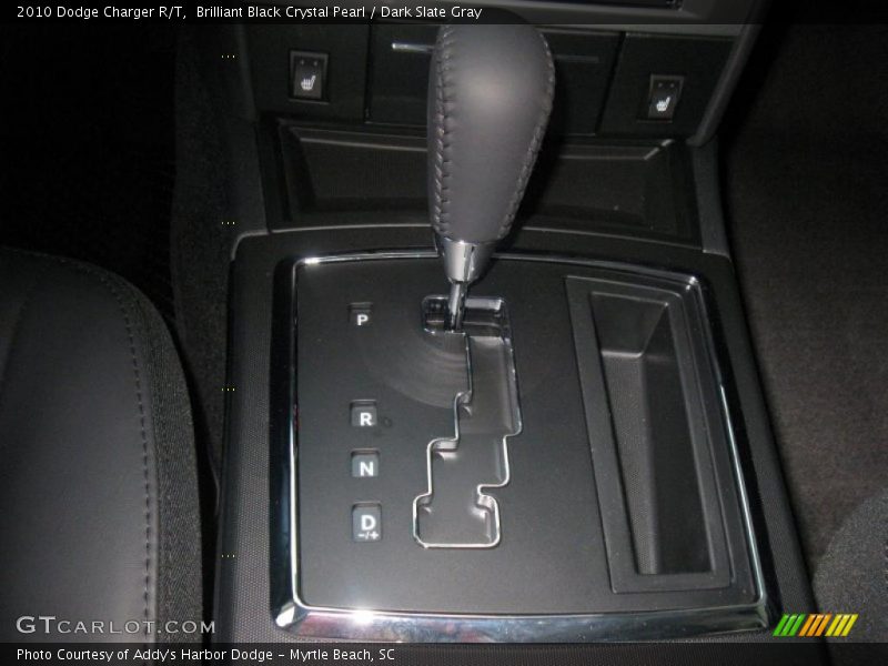 Brilliant Black Crystal Pearl / Dark Slate Gray 2010 Dodge Charger R/T