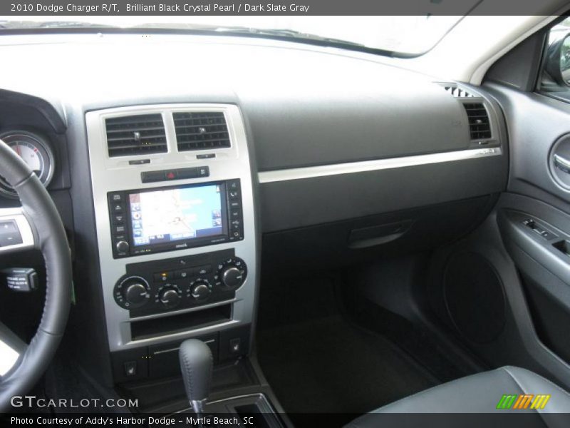 Brilliant Black Crystal Pearl / Dark Slate Gray 2010 Dodge Charger R/T