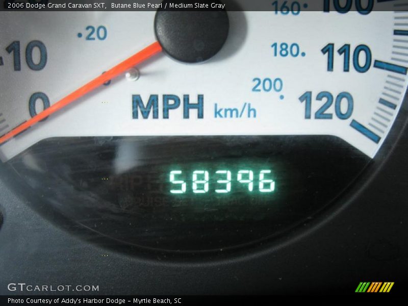 Butane Blue Pearl / Medium Slate Gray 2006 Dodge Grand Caravan SXT