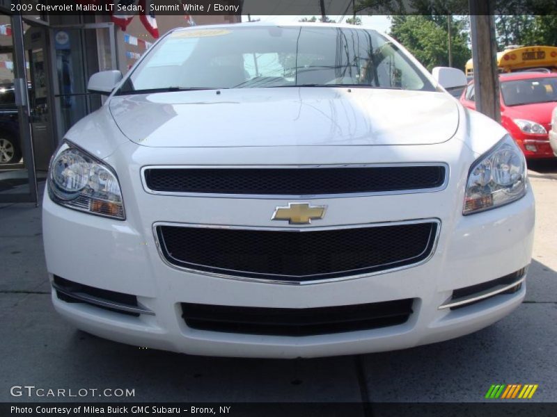 Summit White / Ebony 2009 Chevrolet Malibu LT Sedan