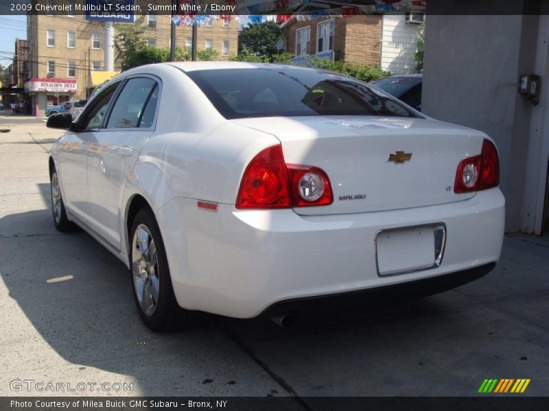 Summit White / Ebony 2009 Chevrolet Malibu LT Sedan