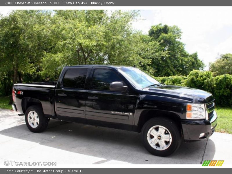 Black / Ebony 2008 Chevrolet Silverado 1500 LT Crew Cab 4x4