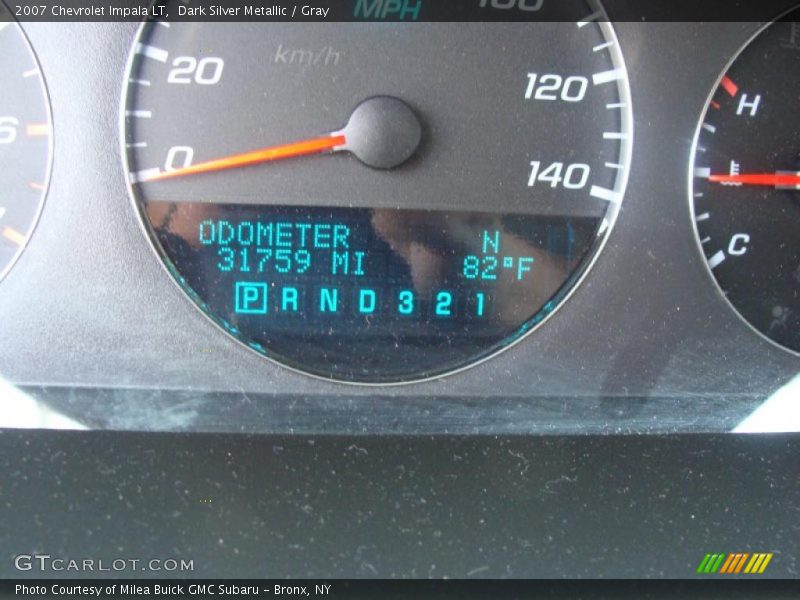 Dark Silver Metallic / Gray 2007 Chevrolet Impala LT