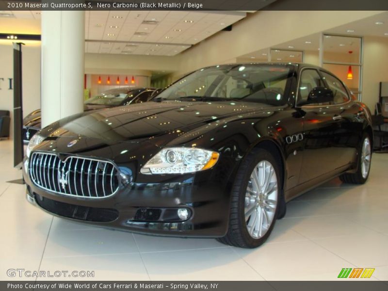 Nero Carbonio (Black Metallic) / Beige 2010 Maserati Quattroporte S