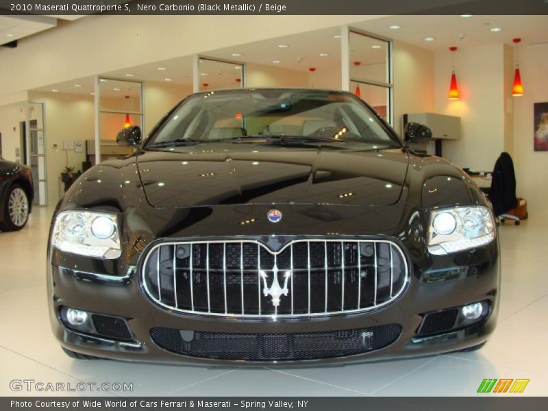 Nero Carbonio (Black Metallic) / Beige 2010 Maserati Quattroporte S