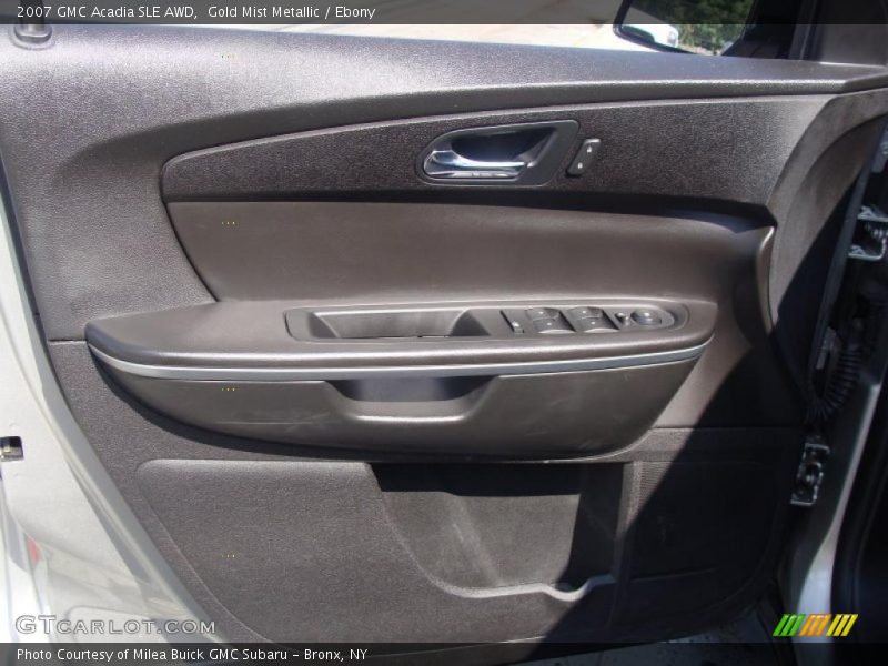 Gold Mist Metallic / Ebony 2007 GMC Acadia SLE AWD
