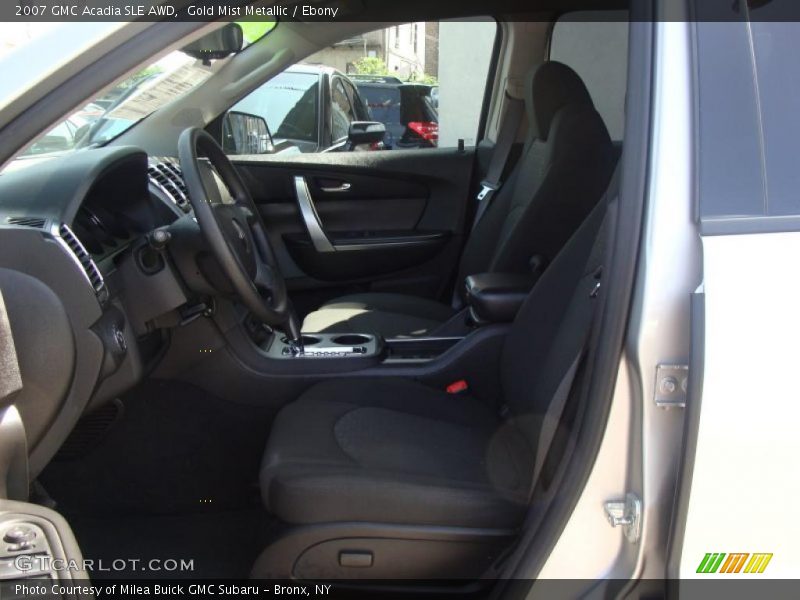 Gold Mist Metallic / Ebony 2007 GMC Acadia SLE AWD