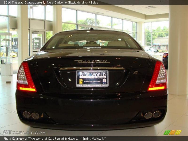 Nero Carbonio (Black Metallic) / Beige 2010 Maserati Quattroporte S