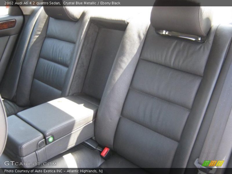 Crystal Blue Metallic / Ebony Black 2002 Audi A6 4.2 quattro Sedan