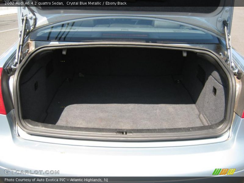 Crystal Blue Metallic / Ebony Black 2002 Audi A6 4.2 quattro Sedan