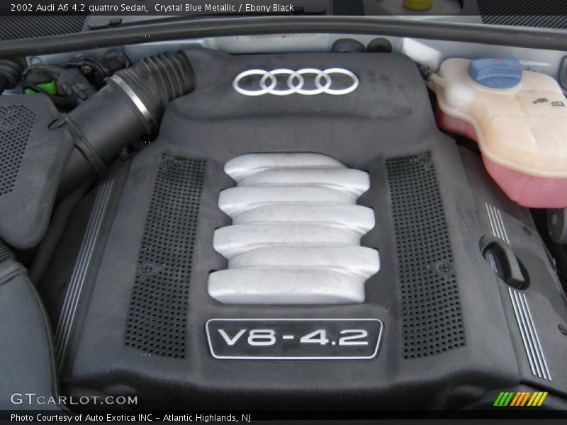 Crystal Blue Metallic / Ebony Black 2002 Audi A6 4.2 quattro Sedan