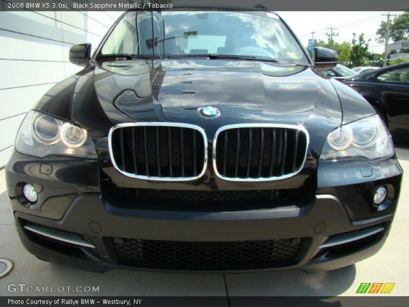 Black Sapphire Metallic / Tobacco 2008 BMW X5 3.0si