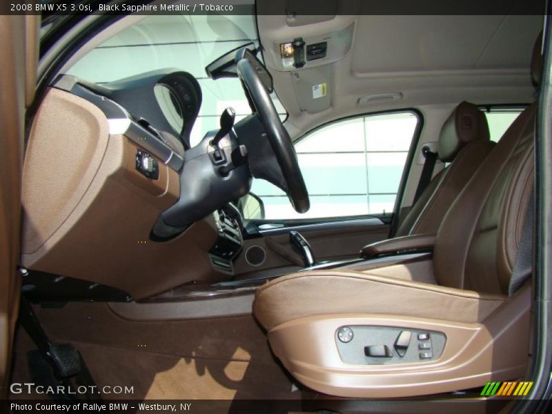 Black Sapphire Metallic / Tobacco 2008 BMW X5 3.0si