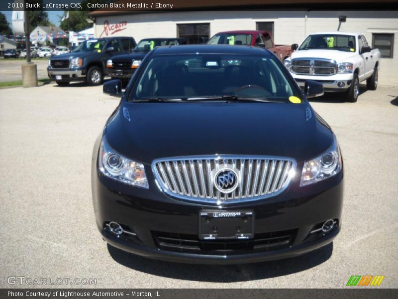 Carbon Black Metallic / Ebony 2010 Buick LaCrosse CXS