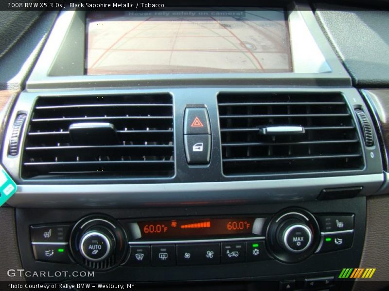 Black Sapphire Metallic / Tobacco 2008 BMW X5 3.0si