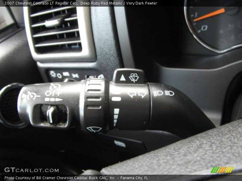 Deep Ruby Red Metallic / Very Dark Pewter 2007 Chevrolet Colorado LT Regular Cab