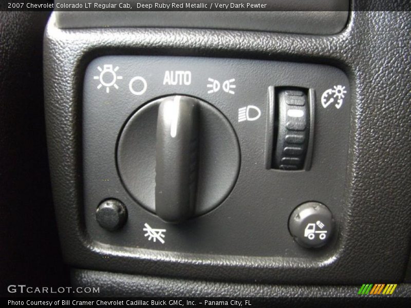 Deep Ruby Red Metallic / Very Dark Pewter 2007 Chevrolet Colorado LT Regular Cab