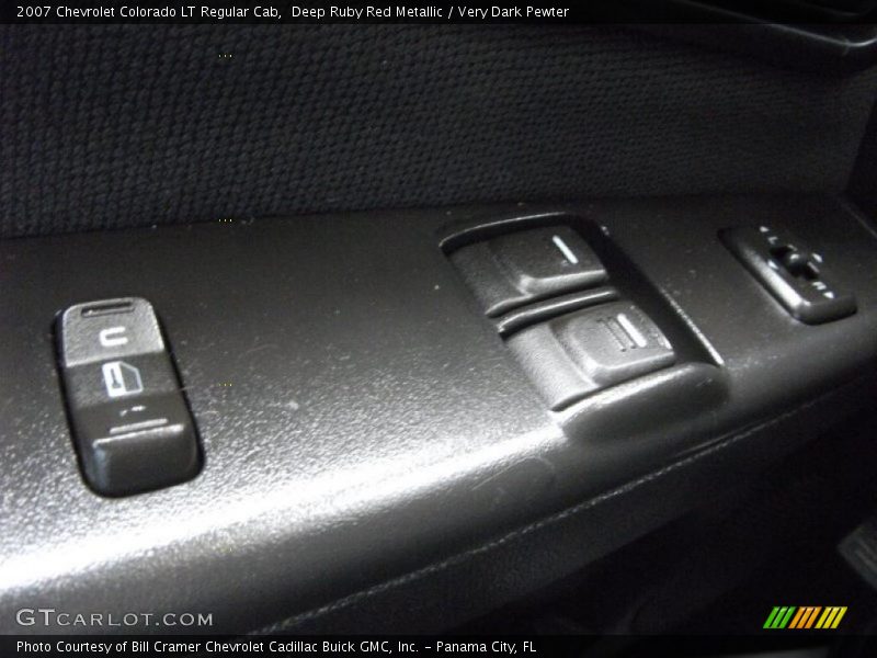 Deep Ruby Red Metallic / Very Dark Pewter 2007 Chevrolet Colorado LT Regular Cab