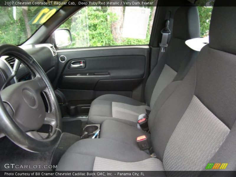 Deep Ruby Red Metallic / Very Dark Pewter 2007 Chevrolet Colorado LT Regular Cab
