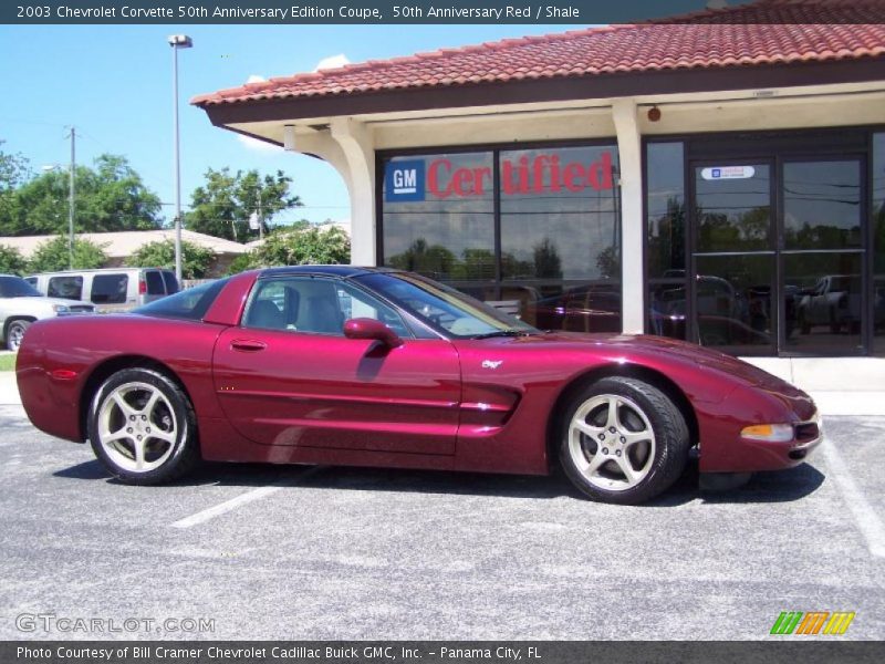 50th Anniversary Red / Shale 2003 Chevrolet Corvette 50th Anniversary Edition Coupe