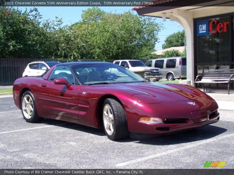50th Anniversary Red / Shale 2003 Chevrolet Corvette 50th Anniversary Edition Coupe