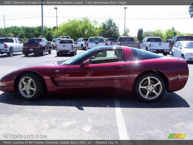 50th Anniversary Red / Shale 2003 Chevrolet Corvette 50th Anniversary Edition Coupe